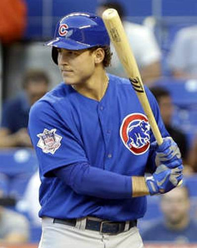 Chicago Cubs Name Number MLB jersey front view