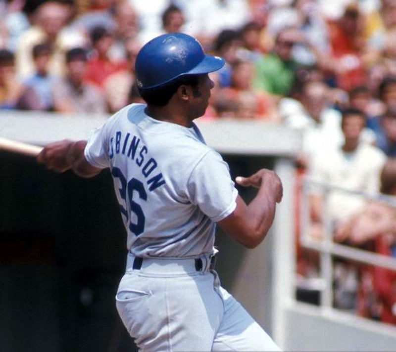 Los Angeles Dodgers Frank Robinson MLB jersey front view