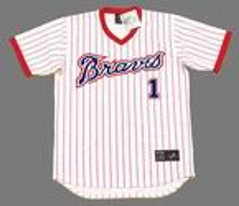 Atlanta Braves Jerry Royster Cooperstown MLB jersey front view