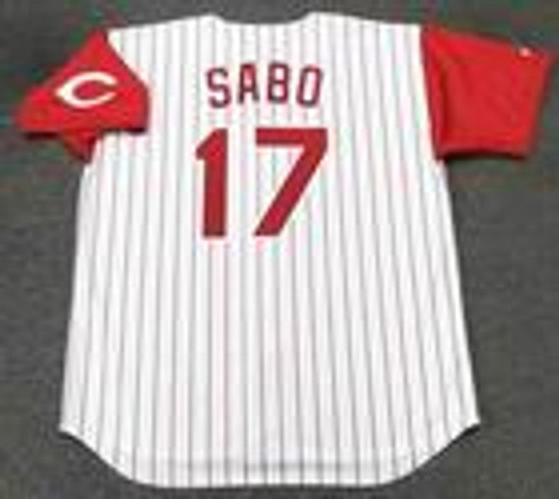 Cincinnati Reds Chris Sabo MLB jersey front view
