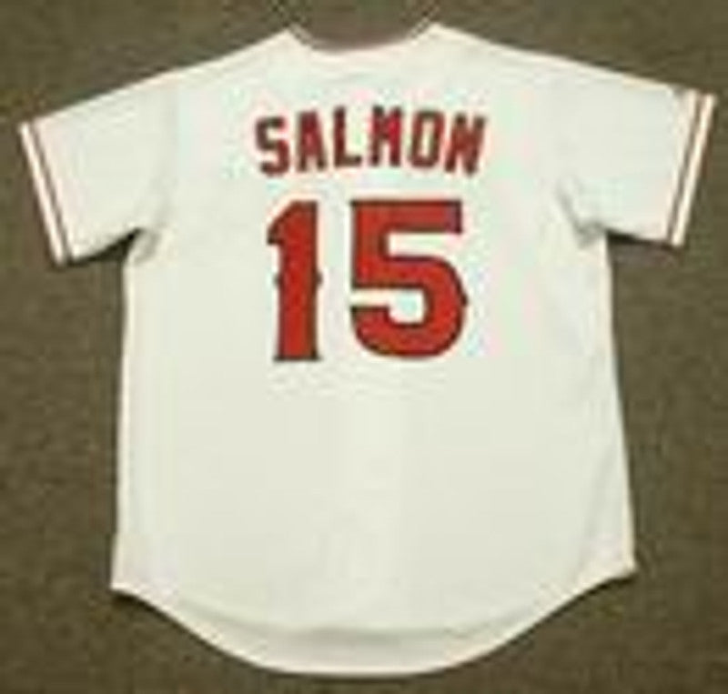 Tim Salmon Anaheim Angels 2002 Home Throwback Baseball Jersey jersey front view