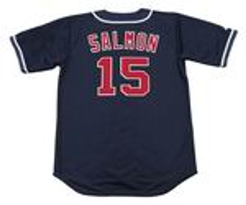 Tim Salmon California Angels 1995 Alternate Baseball Throwback Baseball Jersey jersey front view