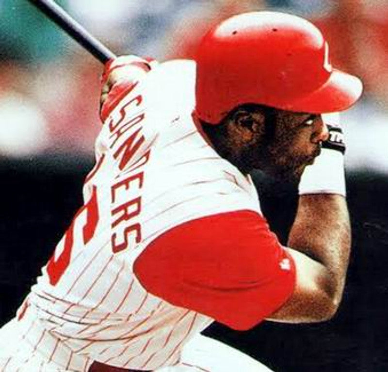 Cincinnati Reds Reggie Sanders MLB jersey front view