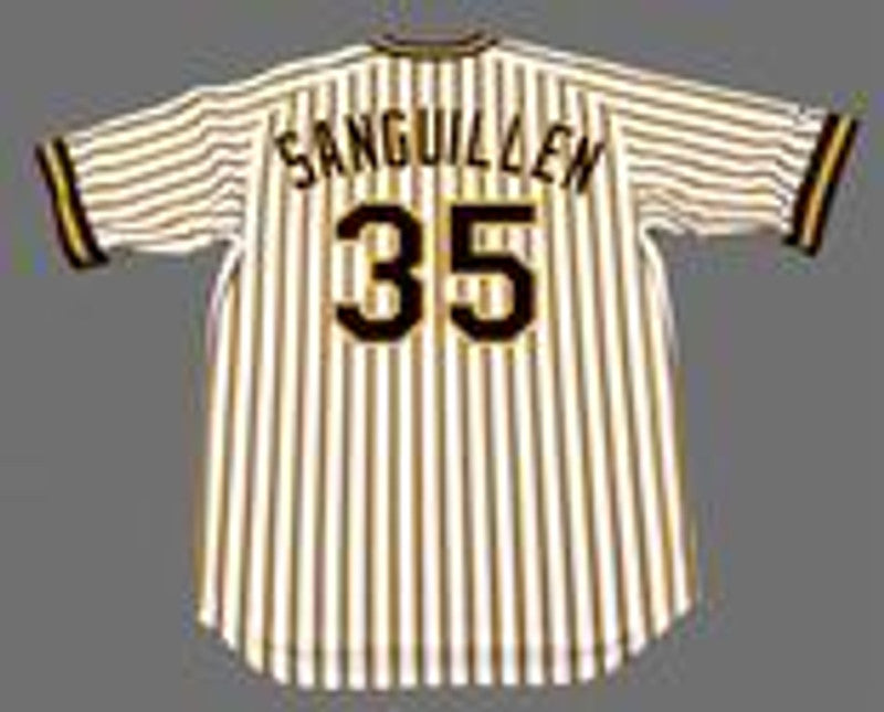 Pittsburgh Pirates Manny Sanguillen Cooperstown MLB jersey front view
