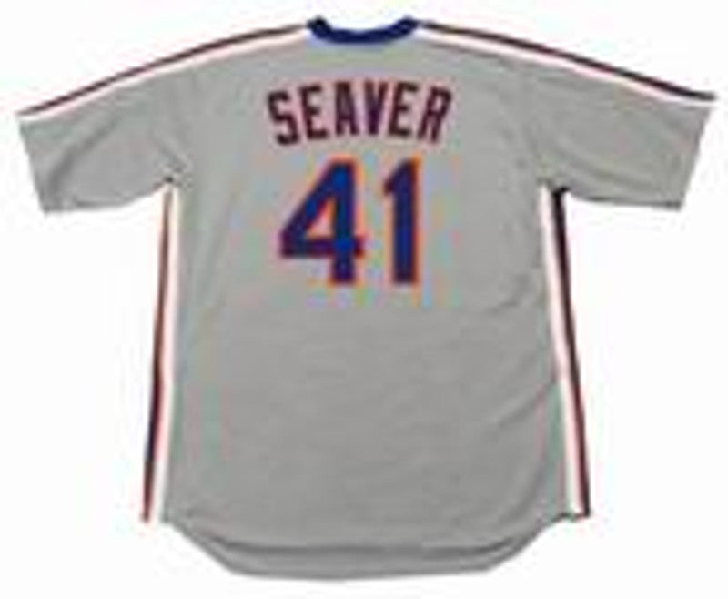 New York Mets Tom Seaver Cooperstown MLB jersey front view