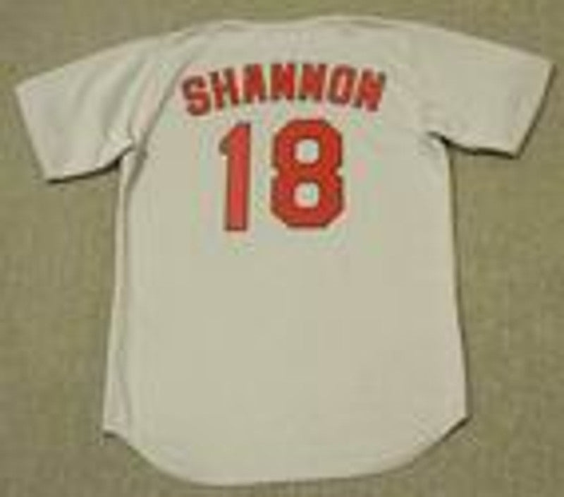 Mike Shannon St Louis Cardinals 1967 Cooperstown Throwback Away Stitched Jersey jersey front view
