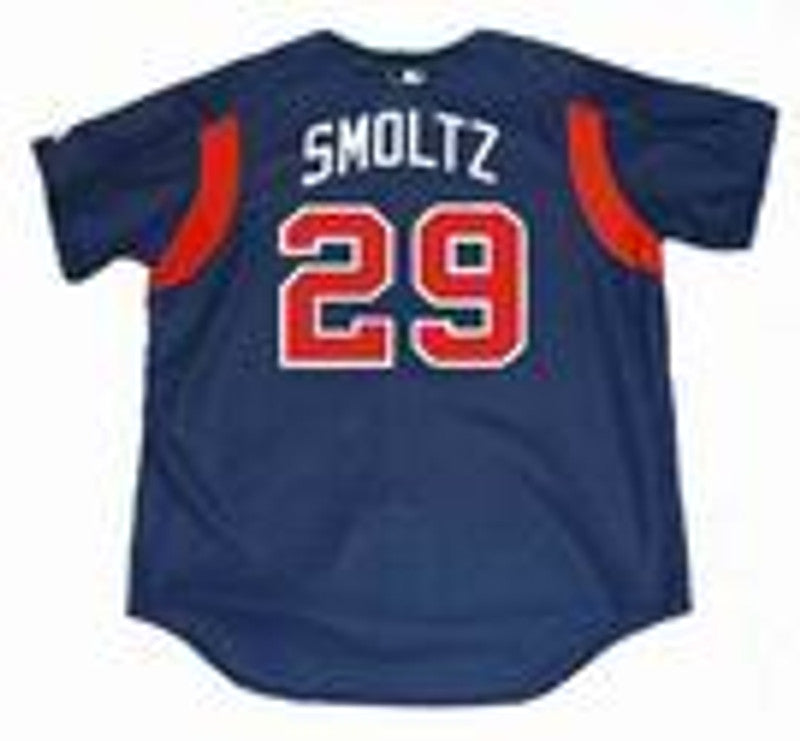Atlanta Braves John Smoltz MLB jersey front view