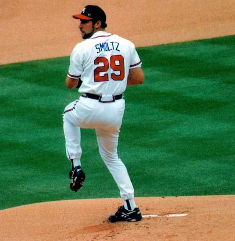 Atlanta Braves John Smoltz MLB jersey front view