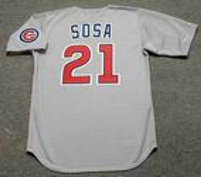 Chicago Cubs Sammy Sosa MLB jersey front view