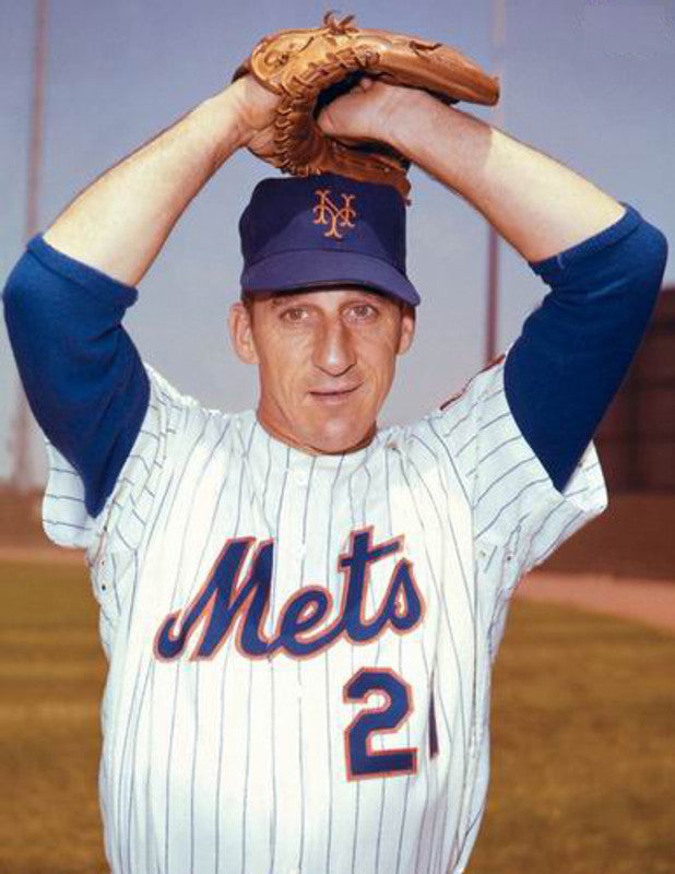 New York Mets Warren Spahn MLB jersey front view