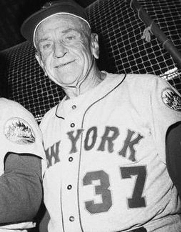 New York Mets Casey Stengel MLB jersey front view