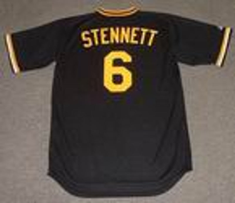 Pittsburgh Pirates Rennie Stennett Cooperstown MLB jersey front view