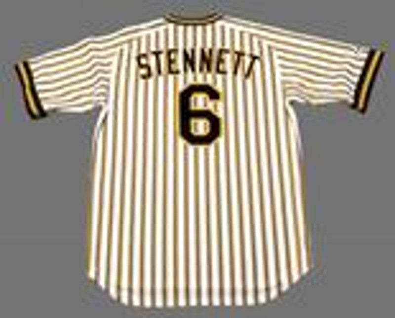 Pittsburgh Pirates Rennie Stennett Cooperstown MLB jersey front view
