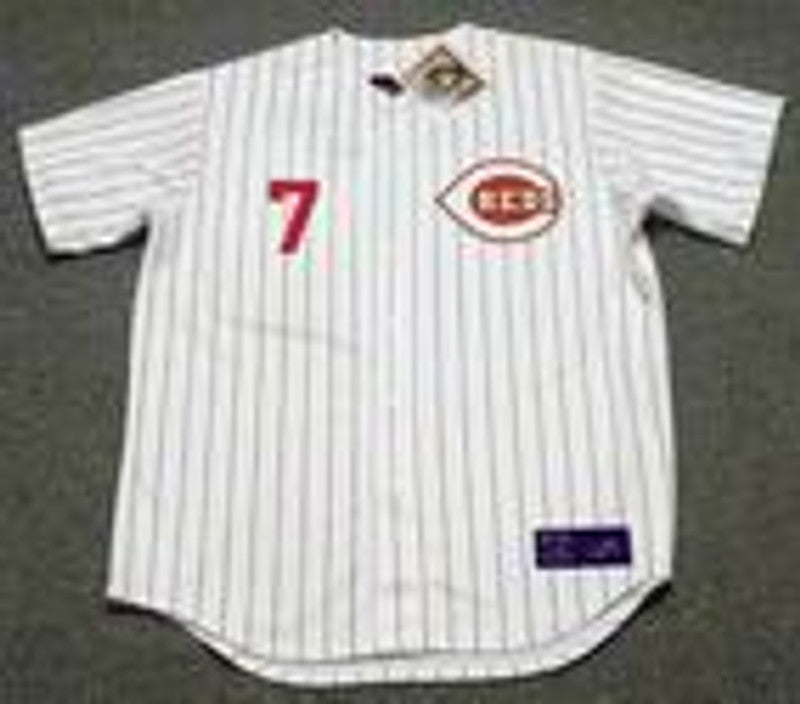 Cincinnati Reds Eugenio Suarez MLB jersey front view