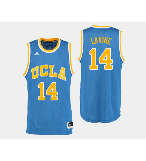 Ucla Bruins 14 Zach Lavine Blue Road College Basketball Jersey | Stitched Jersey RTJS 6702