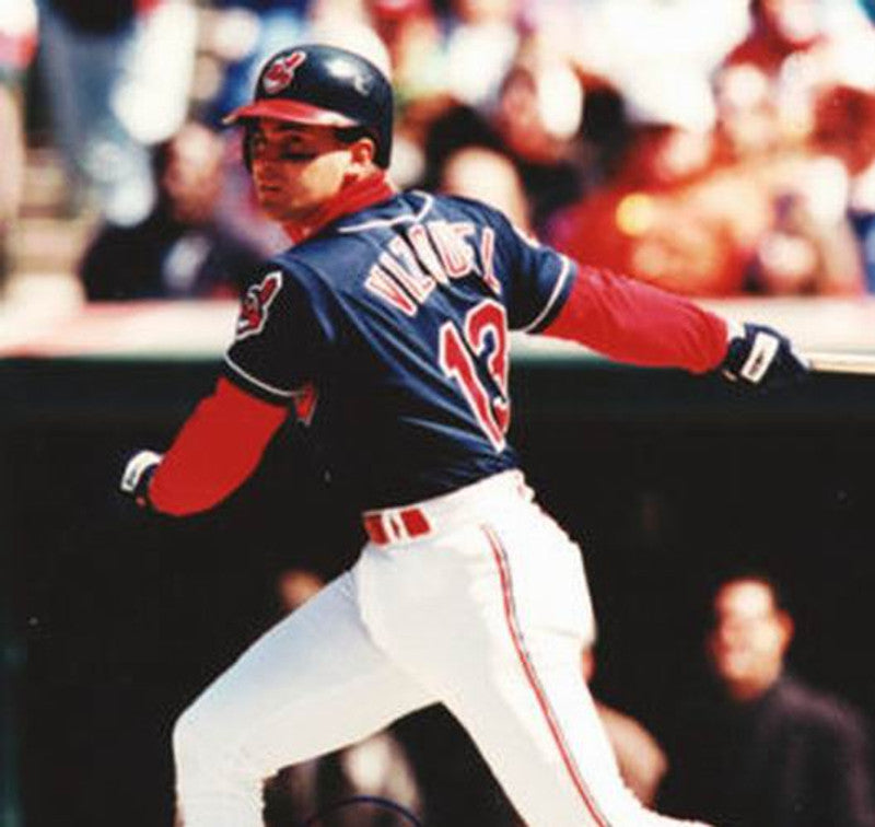 Cleveland Indians Omar Vizquel MLB jersey front view