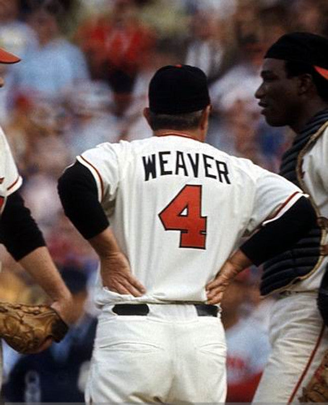Baltimore Orioles Earl Weaver Cooperstown MLB jersey front view