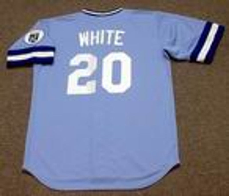 Kansas City Royals Frank MLB jersey front view