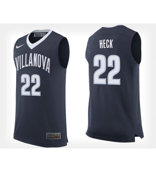 Villanova Wildcats 22 Peyton Heck Navy Home College Basketball Jersey | Stitched Jersey RTJS 6317