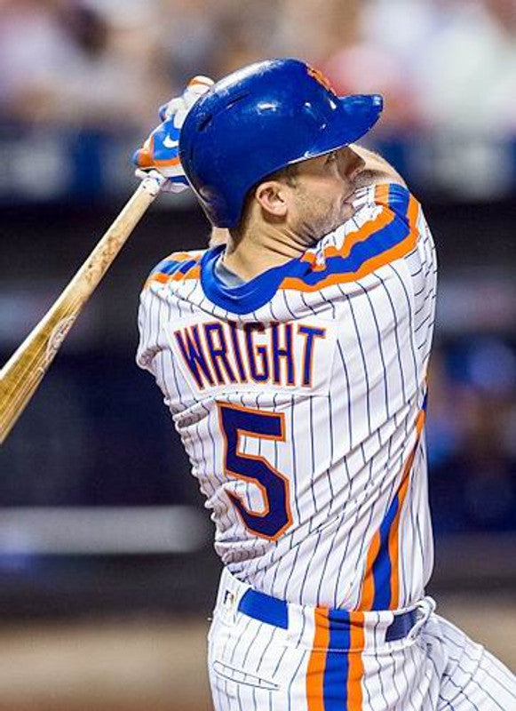 New York Mets David Wright MLB jersey front view