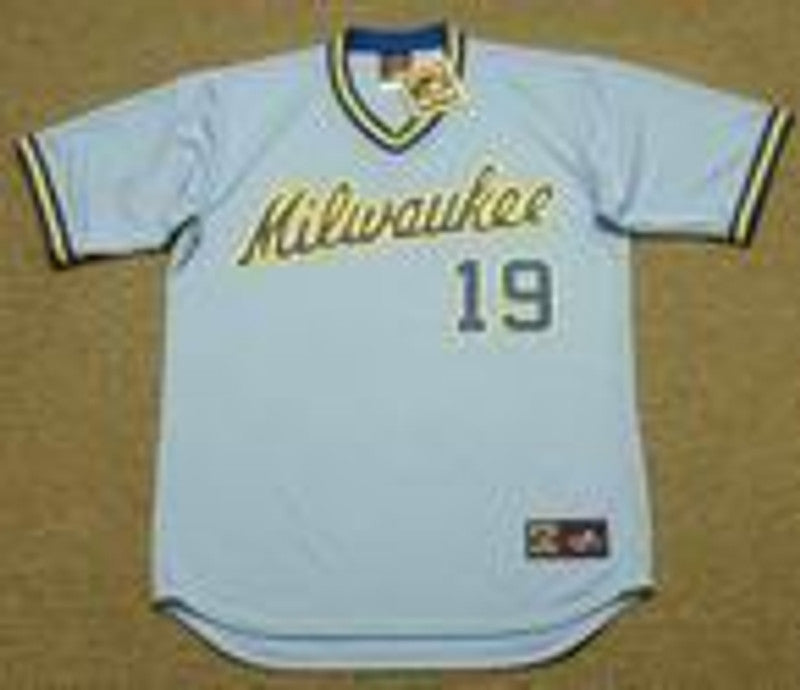 RY MB Milwaukee 1984 Cooperstown Throwback Away Stitched Jersey, Vintage Baseball Jersey, Retro Sewn Jersey