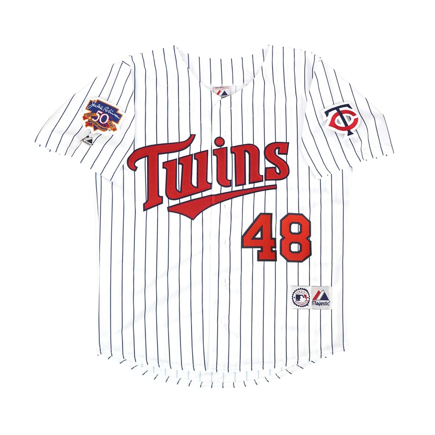 TH 1997 MT Home Road Alt Jackie 50th Patch Jersey