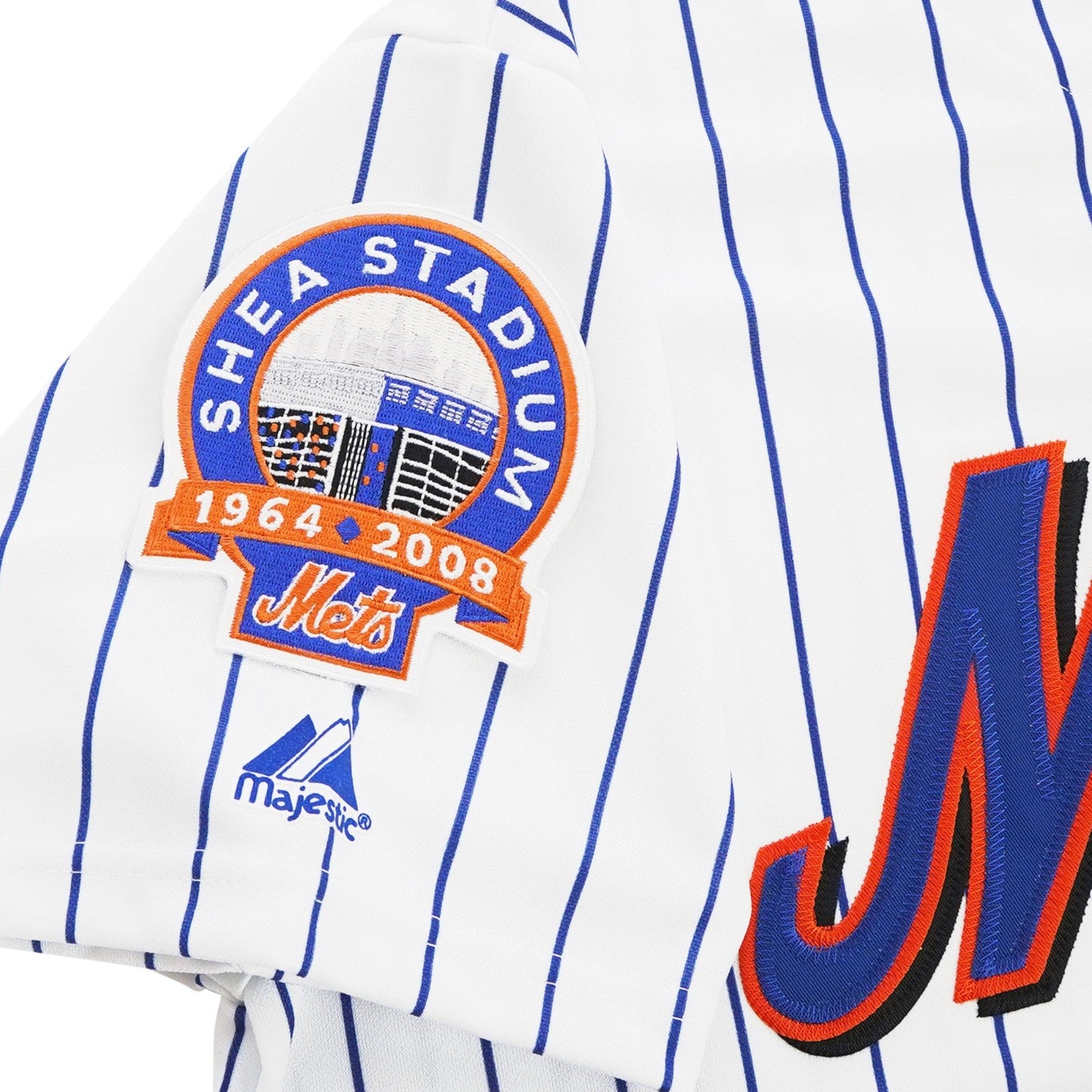 JS 2008 NYM Shea Closing Patch Home Road Alt Jersey