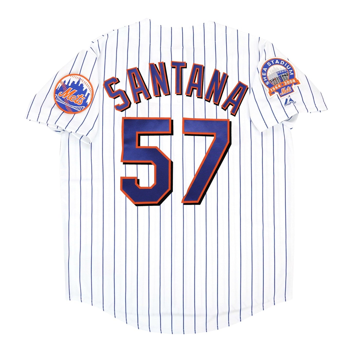 JS 2008 NYM Shea Closing Patch Home Road Alt Jersey