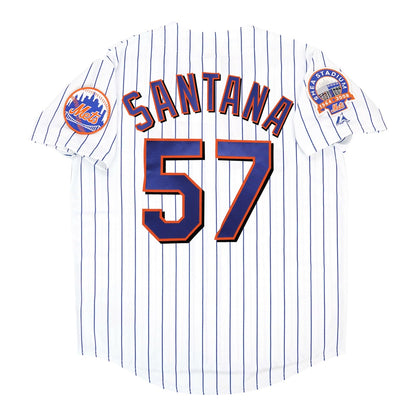 JS 2008 NYM Shea Closing Patch Home Road Alt Jersey