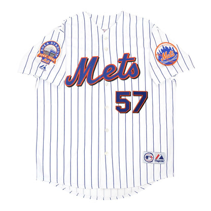 JS 2008 NYM Shea Closing Patch Home Road Alt Jersey