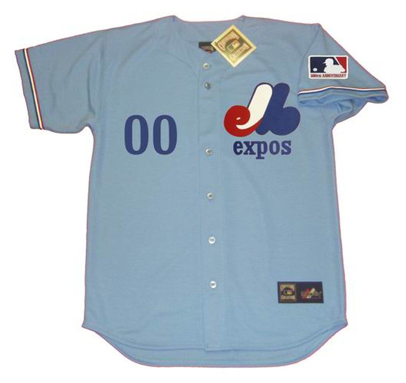 Montreal Expos Name Number MLB jersey front view