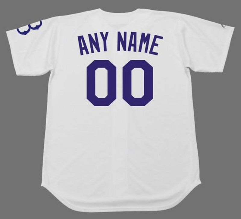 Brooklyn Dodgers 1950S Cooperstown Throwback Custom Name Number Stitched Jersey jersey front view