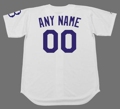 Brooklyn Dodgers 1950S Cooperstown Throwback Custom Name Number Stitched Jersey jersey front view