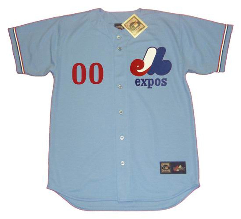 Montreal Expos 1970s Cooperstown Name Number MLB jersey front view