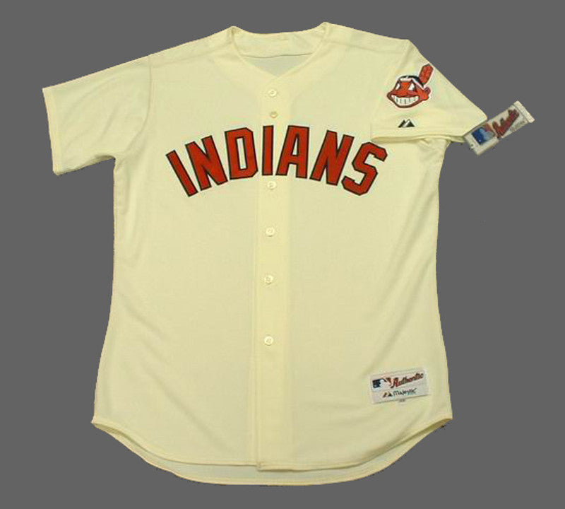 Cleveland Indians Carlos Santana MLB jersey front view