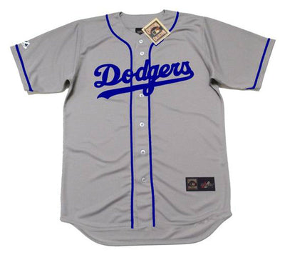 Duke Snider Brooklyn Dodgers 1955 Away Baseball Throwback Baseball Jersey jersey front view