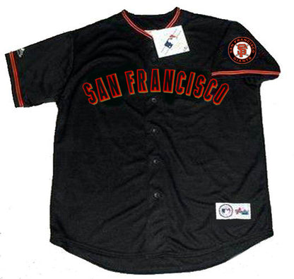 S SFG 2002 Throwback Alternate Baseball Stitched Jersey, Vintage Baseball Jersey, Retro Sewn Jersey
