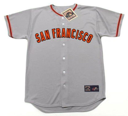 San Francisco Giants 1970s Cooperstown Name Number MLB jersey front view