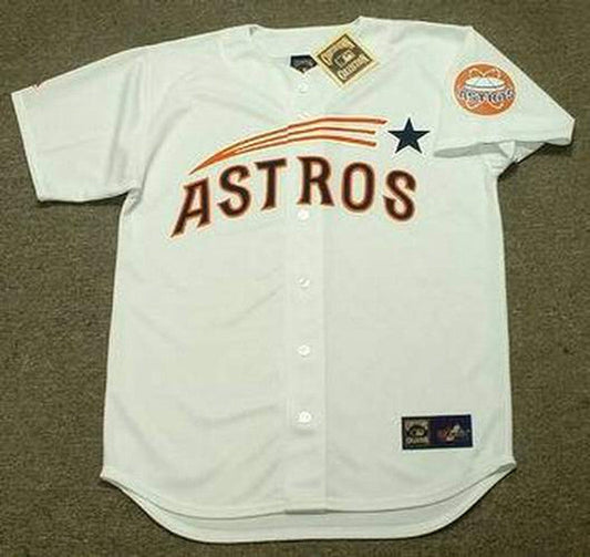 Houston Astros Jim Bouton MLB jersey front view