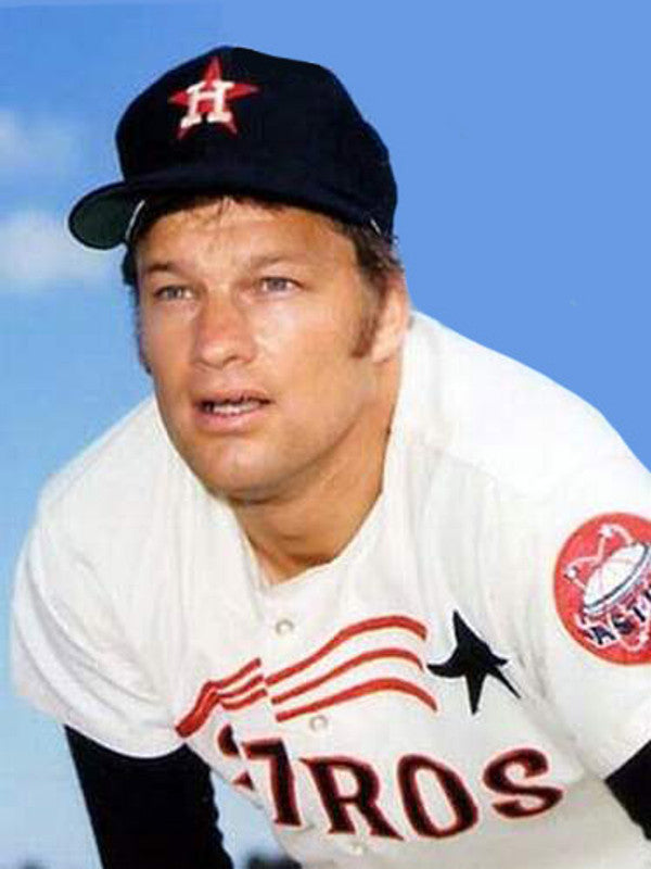 Houston Astros Jim Bouton MLB jersey front view