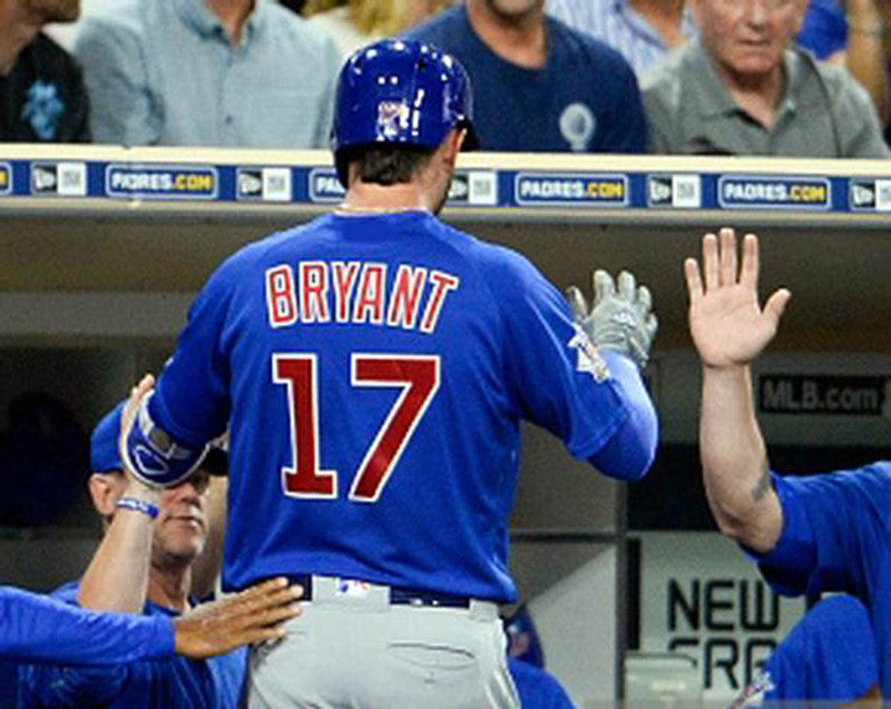 Chicago Cubs Kris Bryant MLB jersey front view