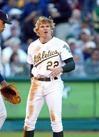 Oakland Athletics Eric Byrnes MLB jersey front view