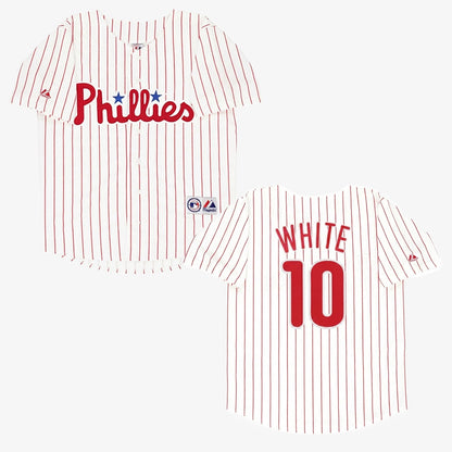 Philadelphia Phillies Home Bill White 1960s Throwback Jersey | RTJ11102