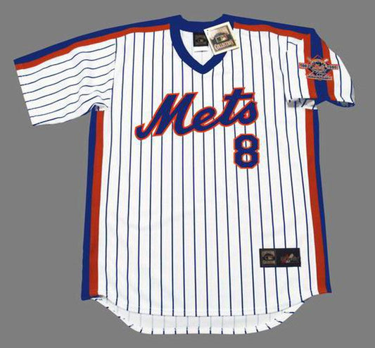 GC NYM 1986 Cooperstown Home Baseball Stitched Jersey, Vintage Baseball Jersey, Retro Sewn Jersey