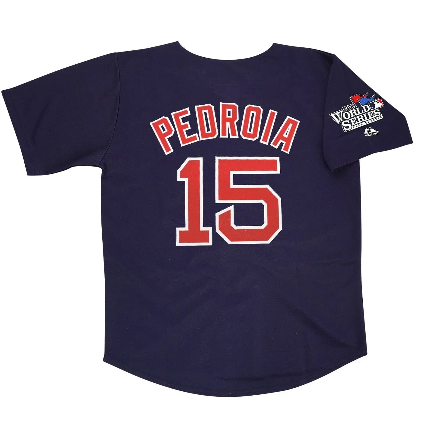 Dustin Pedroia 2013 Boston Red Sox World Series Homeroadalt Navy Jersey | RTJ13463
