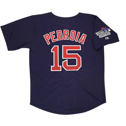 Dustin Pedroia 2013 Boston Red Sox World Series Homeroadalt Navy Jersey | RTJ13463