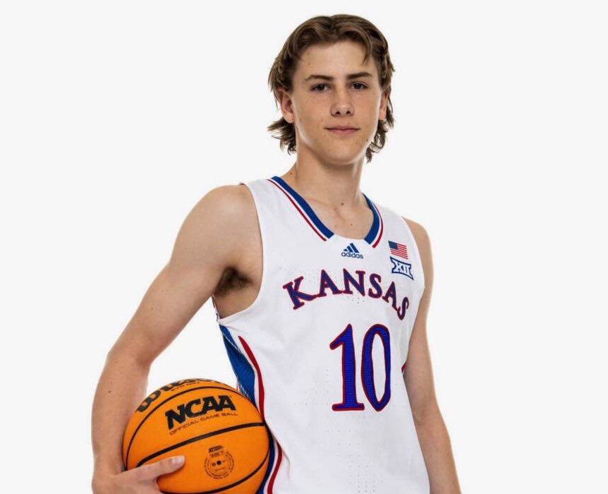 Freshman Jf 10 Kj White College Jersey jersey front view