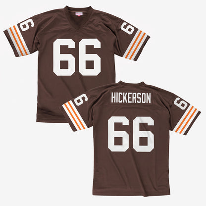 1960s 1970s Clveland Browns Home Custom Brown Jersey | RTJ13475