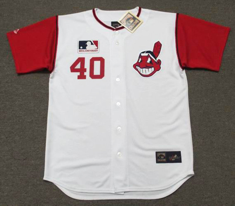 Cleveland Indians Ken Harrelson MLB jersey front view