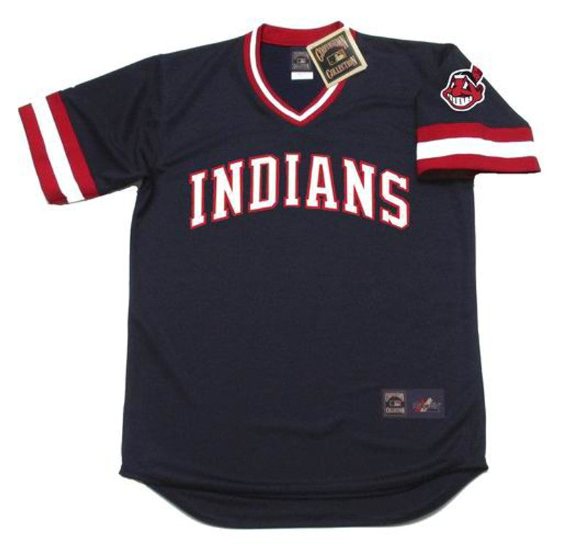 Cleveland Indians Joe Charboneau MLB jersey front view